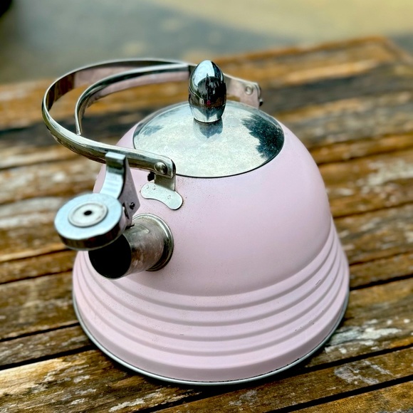 Denmark Tools for Cooks Tea Kettle: Light Pink & Stainless Steel - Picture 2 of 11